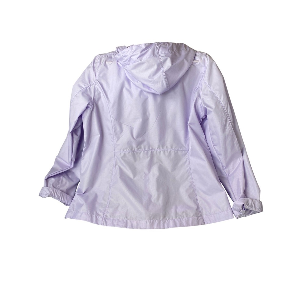 ZeroXposur Coat Womens Large Lavender Lightweight Hooded Windbreaker Jacket - Picture 4 of 6